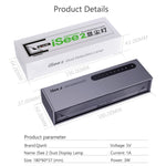 QIANLI iSee 2 LCD Screen Repair Dust Control Fingerprint Scratch Detection Lamp Green Light Source Protect Your Eyes, QIANLI iSee