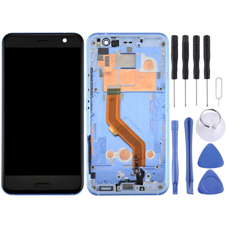 Schermo LCD e digitalizzatore assemblato completo con cornice per HTC U11, For U11 (Dark Blue), For U11 (Blue), For U11 (Red), For U11