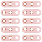 Obiettivo fotocamera posteriore da 10 pezzi per Nokia 4.2 / TA-1184 / TA-1133 / TA-1149 / TA-1150 / TA-1157, For Nokia 4.2, For Nokia 4.2 (Pink)