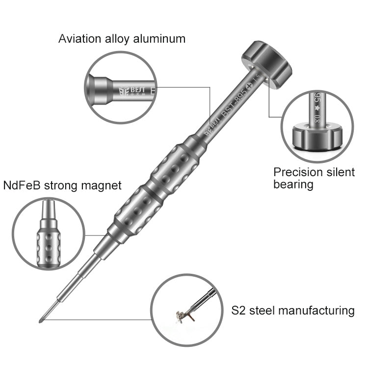 BEST BST-895 6 in 1 Mobile Phone Screwdriver for Mobile Phone Dismantling Screwdriver, BST-895