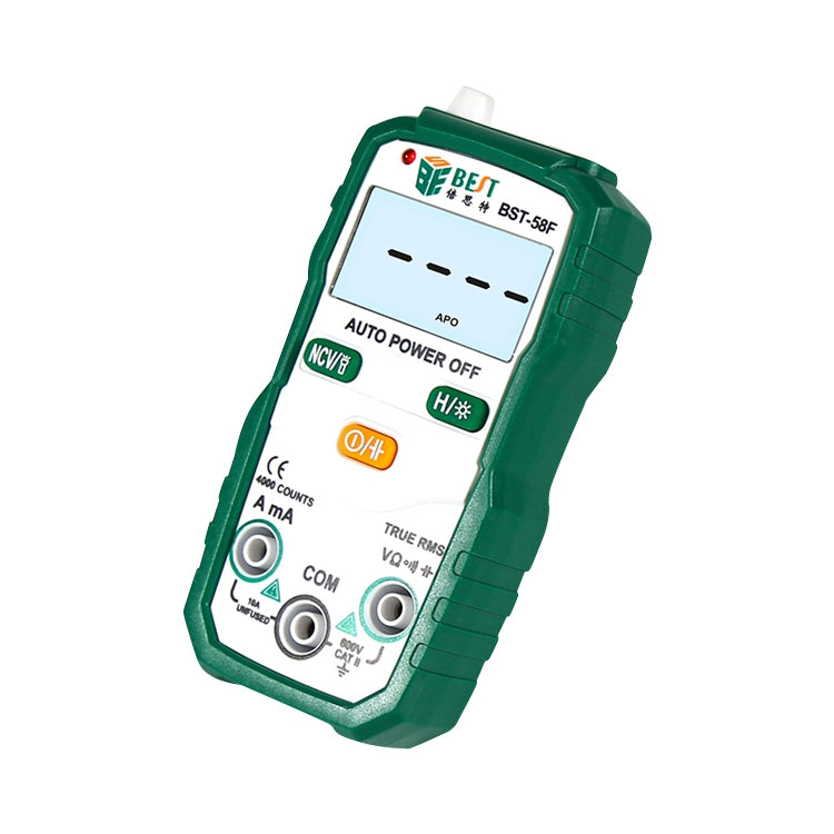 BEST BST-58F Fully Auto-Range Multimeter No Shift Intelligent Identification Digital Multimeter Mini Household Electrical Tool