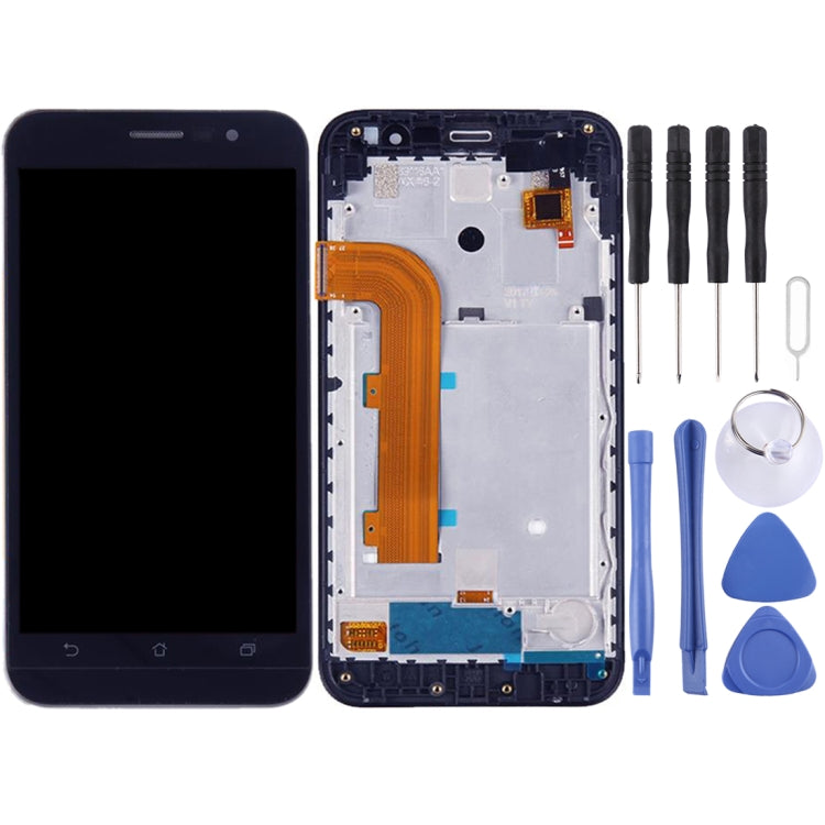 Schermo LCD e digitalizzatore assemblaggio completo con cornice per ASUS Zenfone Ir ZB500KL X00AD, For ASUS Zenfone Ir ZB500KL