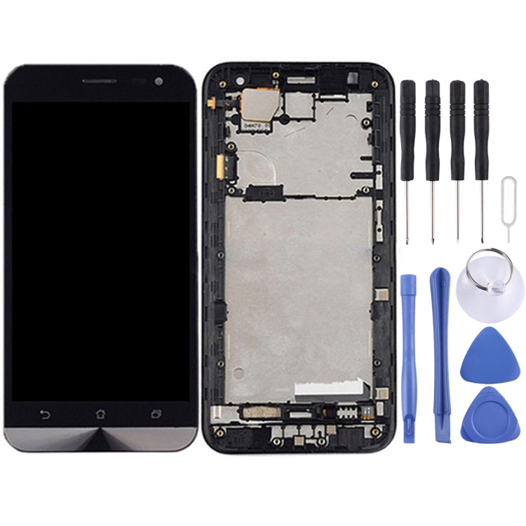 Schermo LCD e digitalizzatore assemblaggio completo con cornice per ASUS Zenfone 2 Laser ZE500KL ZE500KG Z00ED, For ASUS Zenfone 2 Laser ZE500KL