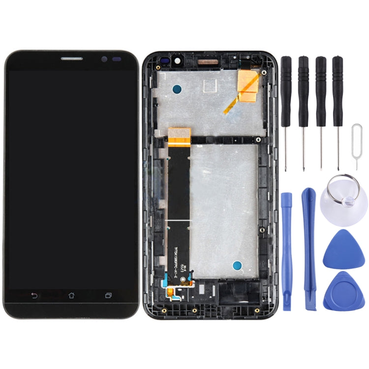 Schermo LCD e digitalizzatore assemblaggio completo con cornice per ASUS Zenfone Ir TV ZB551KL TD-LTE X013D X013DB, For Asus ZenFone Ir TV ZB551KL