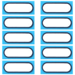 Per Huawei P30 Lite (48MP) 10 pezzi adesivi per copriobiettivo fotocamera, For Huawei P30 Lite (48MP)