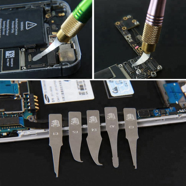 BEST-69A 27pcs/set Cutting Knife CPU Repair Tools, 69A Cutting Knife