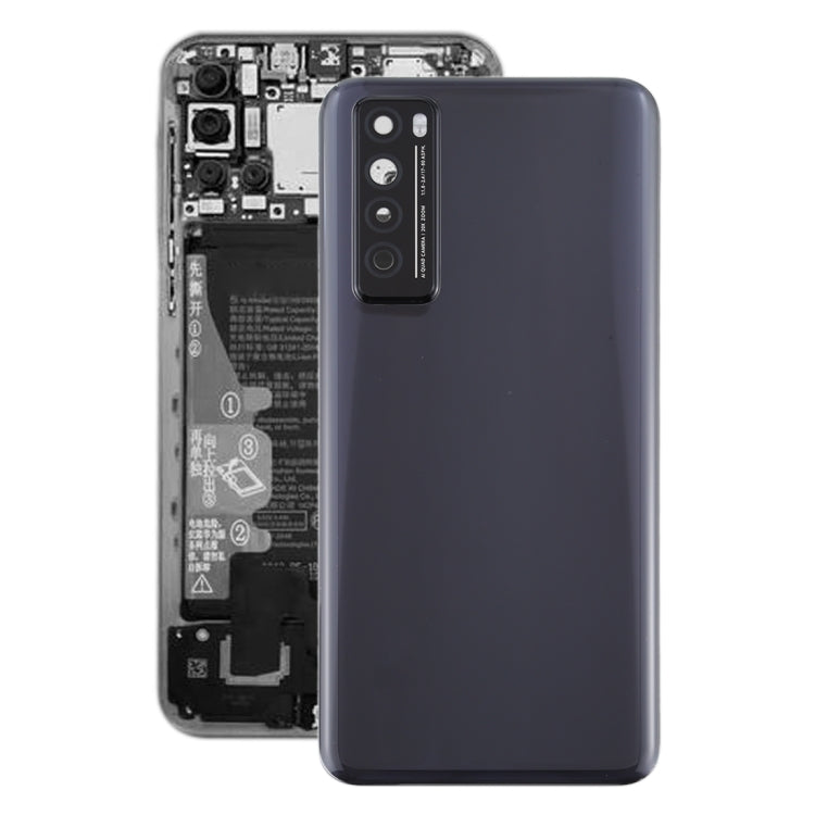 Original Back Battery Cover with Camera Lens Cover for Huawei Nova 7 5G, For Huawei Nova 7 5G (Original)