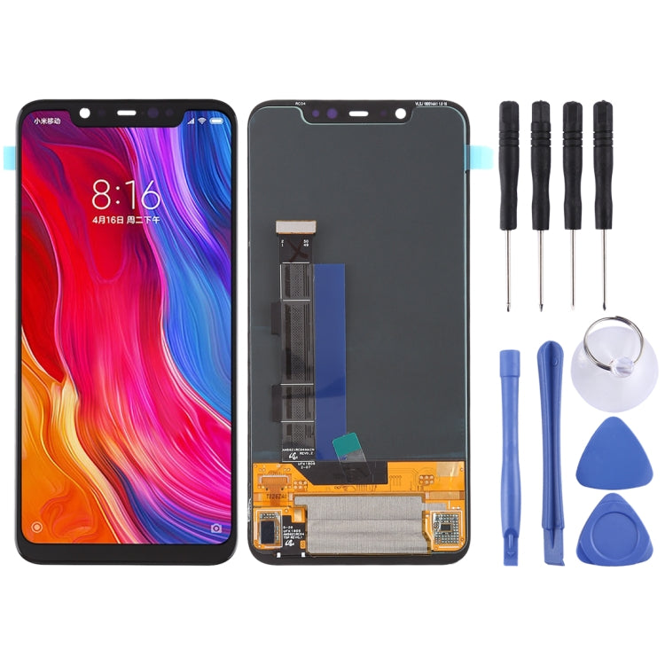 Schermo LCD OLED OEM e digitalizzatore assemblaggio completo per Xiaomi Mi 8, For Xiaomi Mi 8