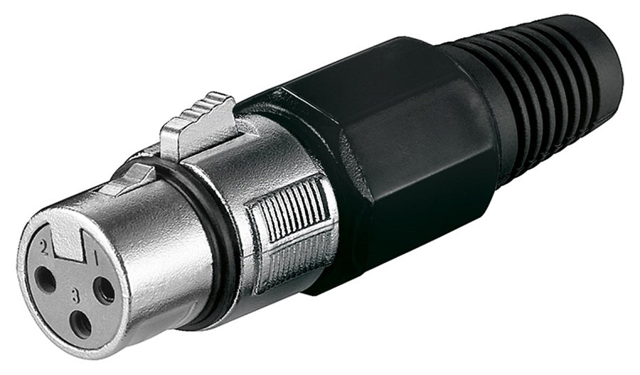 Connettore XLR 3 pin femmina Goobay
