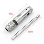 Chiave a cricchetto regolabile M3-M8 e accessori per maschiatura manuale, M3-M8