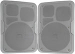 Coppia casse acustiche da parete 80W 4 Ohm bianche