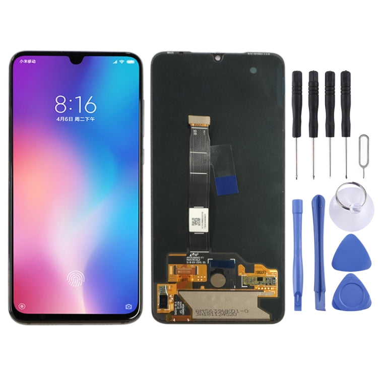 OLED Material LCD Screen and Digitizer Full Assembly for Xiaomi Mi 9, For Xiaomi Mi 9 (OLED)