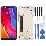 LCD Screen and Digitizer Full Assembly with Frame and Side Keys for Xiaomi Mi 8, For Xiaomi Mi 8, For Mi 8 (Rose Gold)