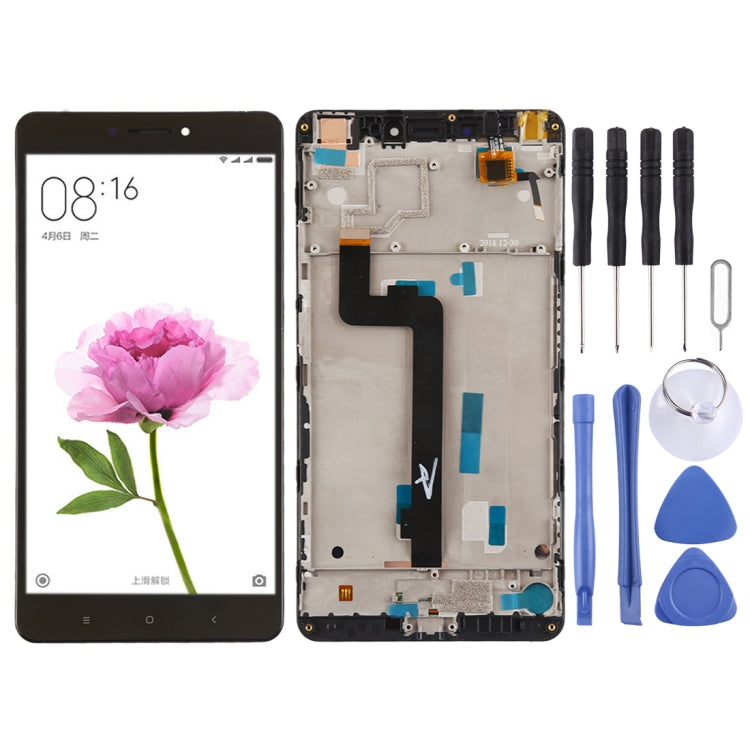 LCD Screen and Digitizer Full Assembly with Frame for Xiaomi Mi Max, For Xiaomi Mi Max