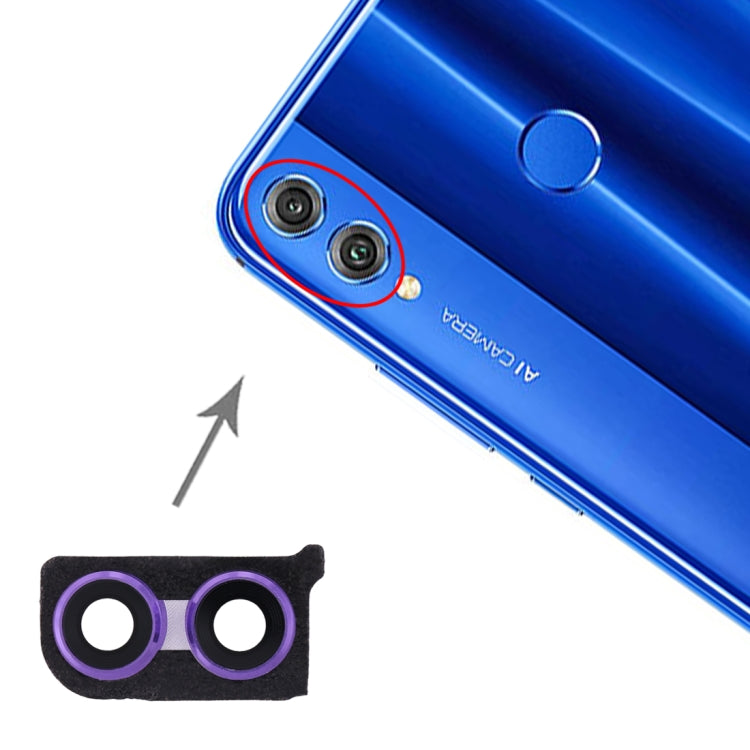 Per il copriobiettivo della fotocamera Huawei Honor 8X, For Huawei Honor 8X, For Huawei Honor 8X (Red), For Huawei Honor 8X (Purple)