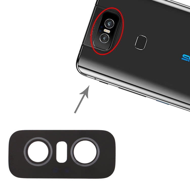 Obiettivo fotocamera posteriore per Asus Zenfone 6 ZS630KL l01WD, For Zenfone 6 ZS630KL