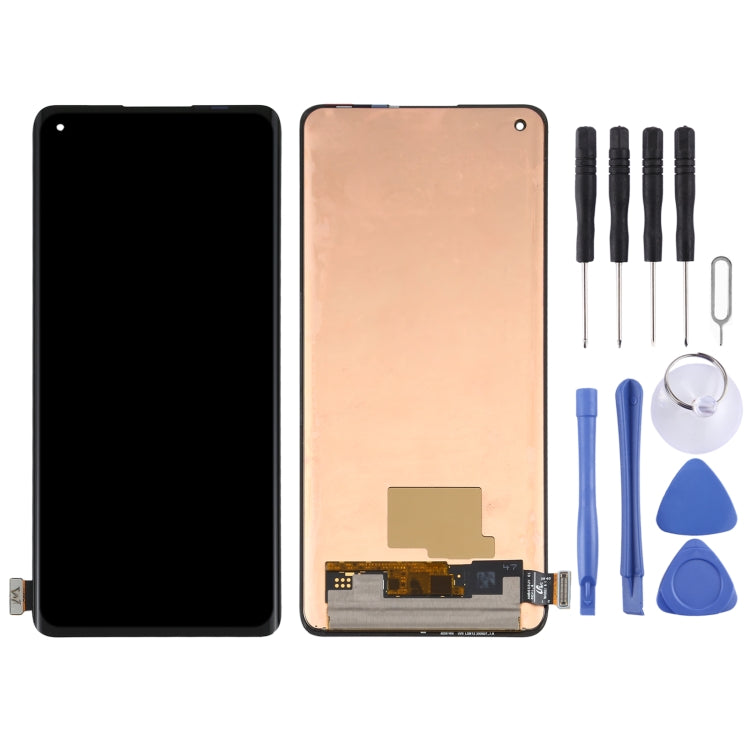 Schermo LCD e digitalizzatore in materiale AMOLED originale assemblaggio completo per OPPO Reno 3 Pro 5G / Trova X2 Neo CPH2009, For OPPO Reno 3 Pro