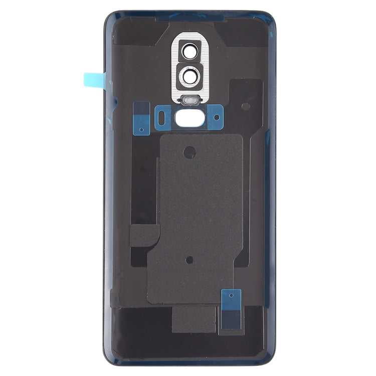 Per la copertura posteriore della batteria con superficie liscia OnePlus 6, For OnePlus 6, For OnePlus 6 (Red), For OnePlus 6 (White)