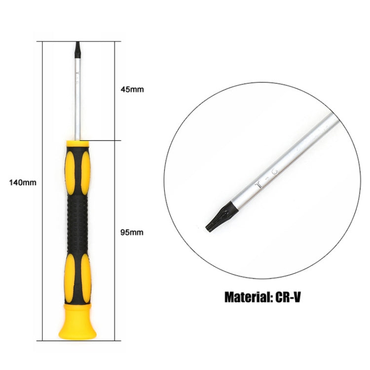 Kit di strumenti di apertura 7 in 1, riparazione smontabile con cacciaviti T6/T8/T10 per console di gioco Nintendo Switch/XBOX360, T6 / T8 / T10 Screwdrivers