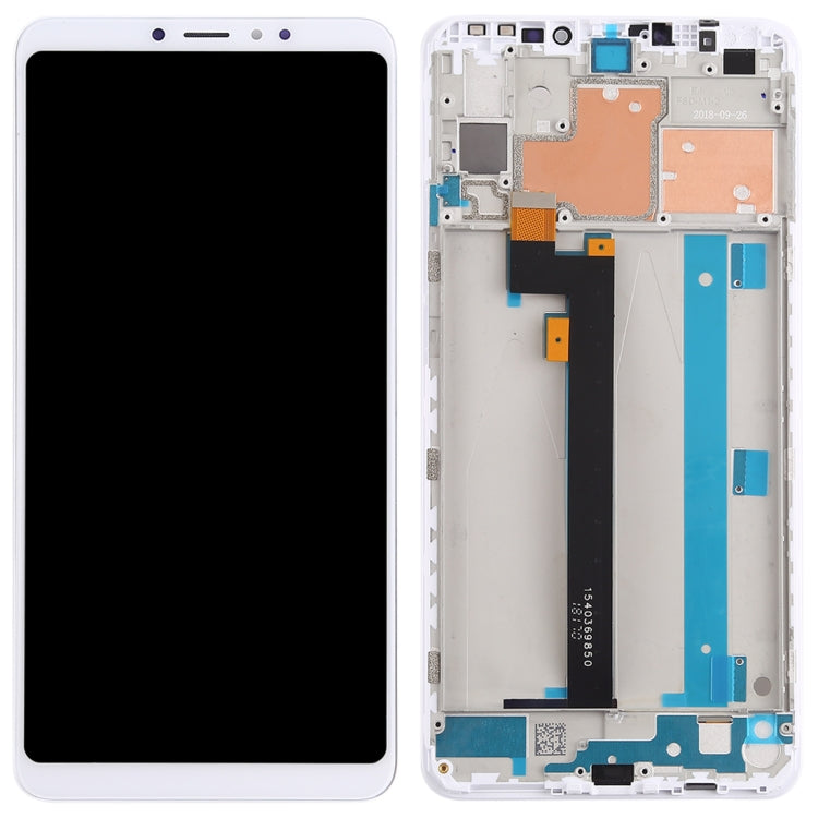 LCD Screen and Digitizer Full Assembly with Frame for Xiaomi Mi Max 3, For Xiaomi Mi Max 3