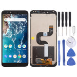 LCD Screen and Digitizer Full Assembly with Frame for Xiaomi Mi 6X / A2, For Xiaomi Mi 6X
