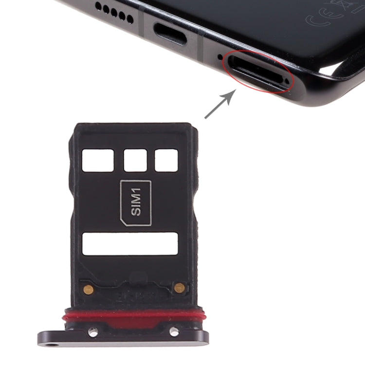 SIM Card Tray + NM Card Tray for Huawei P30 Pro, For Huawei P30 Pro