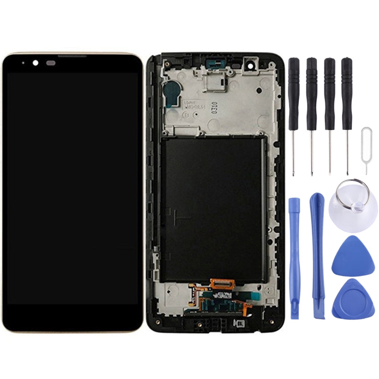 LCD Screen and Digitizer Complete Assembly with Frame for LG Stylus 2 / K520, For LG Stylus 2