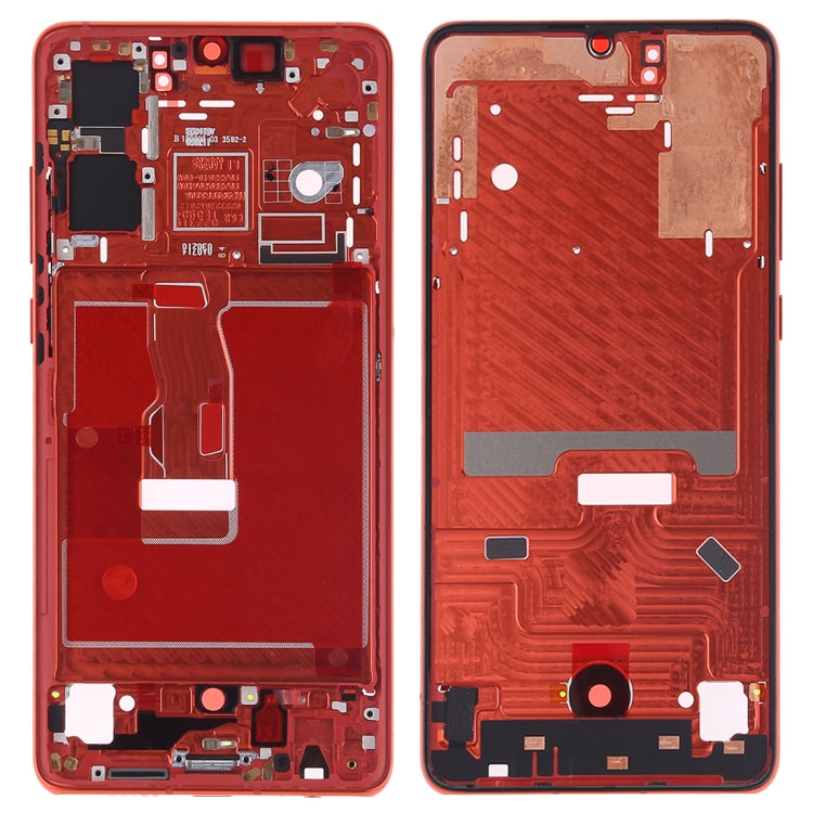 Front Housing LCD Frame Plate with Side Keys for Huawei P30, For Huawei P30 (Orange), For Huawei P30 (Baby Blue)