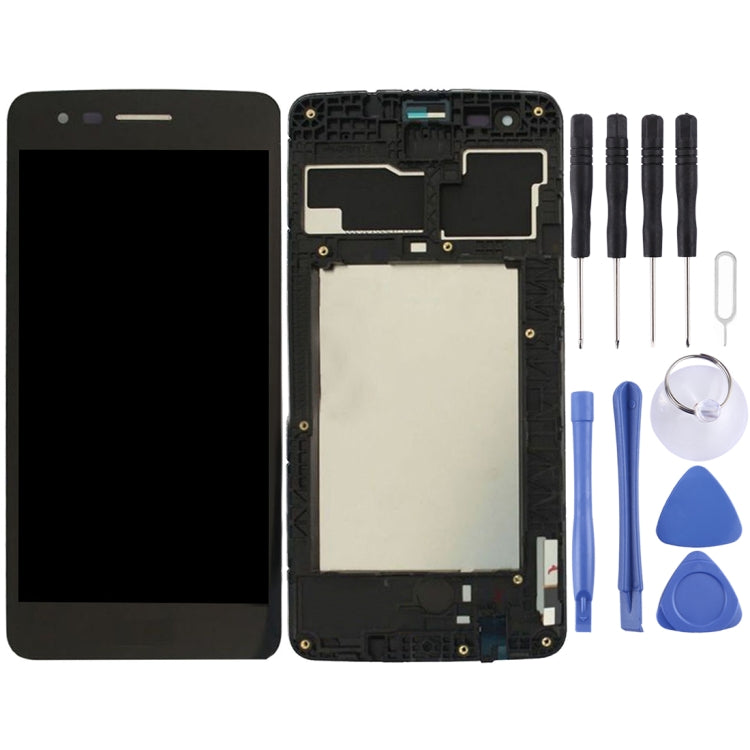 LCD Screen and Digitizer Full Assembly with Frame for LG K8 2017 US215 M210 M200N, For LG K8 2017, For K8 2017 / M200N