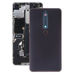 Cover posteriore della batteria con obiettivo della fotocamera, tasti laterali e sensore di impronte digitali per Nokia 6.1 / 6 (2018) / 6 (2a generazione), For Nokia 6 (2nd Gen)