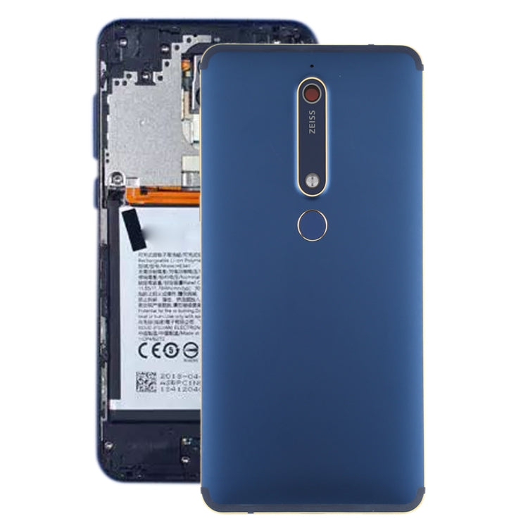 Back Battery Cover with Camera Lens, Side Keys and Fingerprint Sensor for Nokia 6.1 / 6 (2018) / 6 (2nd Generation), For Nokia 6 (2nd Gen)