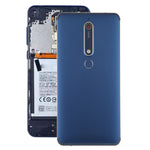 Cover posteriore della batteria con obiettivo della fotocamera, tasti laterali e sensore di impronte digitali per Nokia 6.1 / 6 (2018) / 6 (2a generazione), For Nokia 6 (2nd Gen)