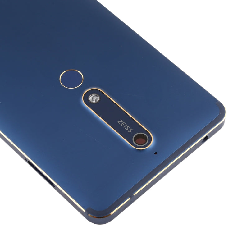 Back Battery Cover with Camera Lens, Side Keys and Fingerprint Sensor for Nokia 6.1 / 6 (2018) / 6 (2nd Generation), For Nokia 6 (2nd Gen)