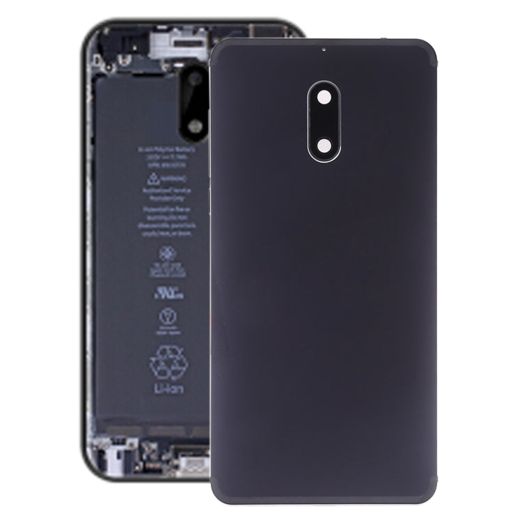 Back Battery Cover with Camera Lens and Side Keys for Nokia 6, For Nokia 6