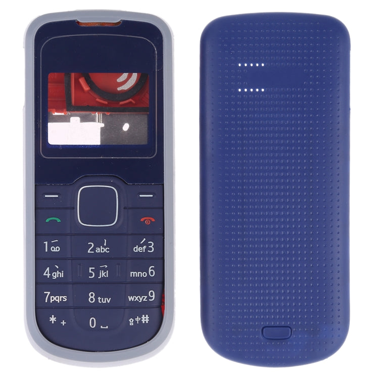 Full Housing Cover (Front Cover + Middle Frame + Battery Back Cover + Keypad) for Nokia 1202, For Nokia 1202