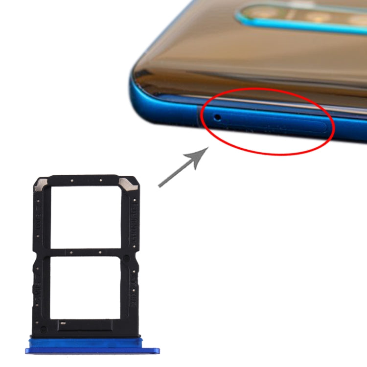 For OPPO Reno Ace SIM Card Tray + SIM Card Tray, For OPPO Reno Ace