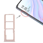 For OPPO A11 SIM Card Tray + SIM Card Tray + Micro SD Card Tray, For OPPO A11
