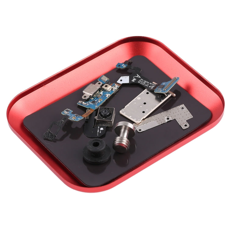 Strumento di riparazione del telefono con vassoio per viti in lega di alluminio, Screw Tray, Screw Tray (Red)