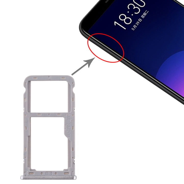 Per Meizu M6T Vassoio scheda SIM + Vassoio scheda SIM / Micro SD, For Meizu M6T