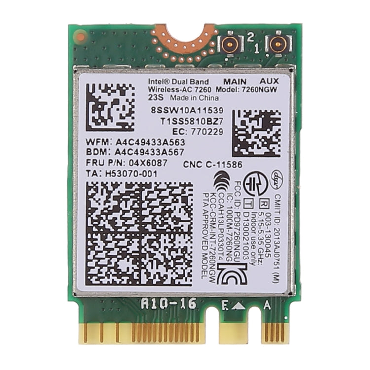 Dual Band AC1200 Wireless NGFF M.2 Scheda Wifi 7260NGW 7260AC Scheda di rete per Lenovo T440 X240 B40 B50 Y40 Y70 Y50 7260AC, AC1200