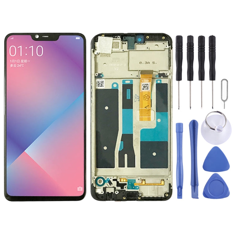 LCD Screen and Digitizer Complete Assembly with Frame for OPPO A5 / A3s (High Version), For OPPO A5 ((High Version) )