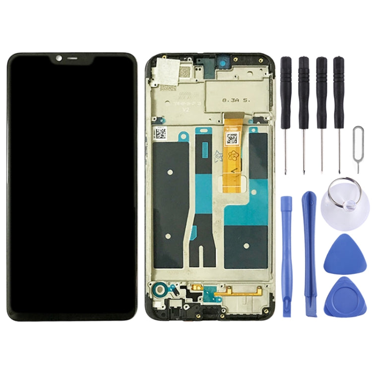 Schermo LCD e digitalizzatore assemblato completo con cornice per OPPO A5 / A3s (versione alta), For OPPO A5 ((High Version) )