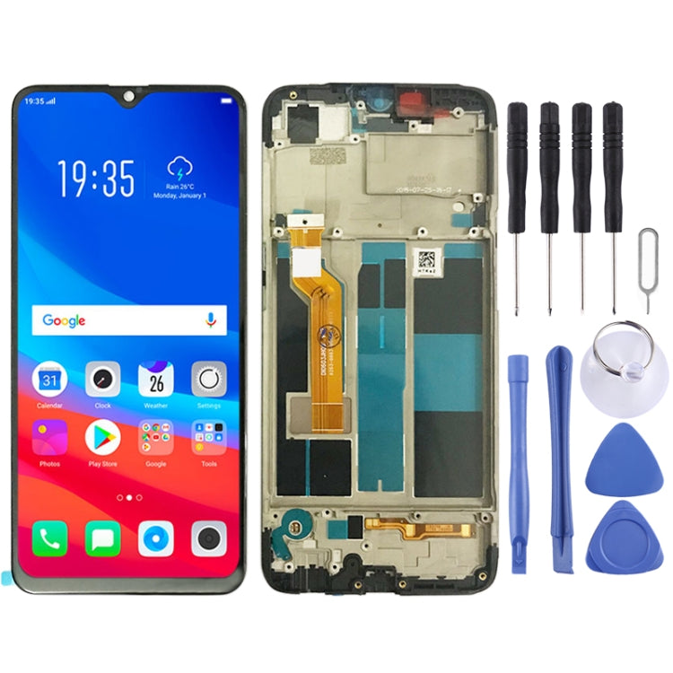 LCD Screen and Digitizer Full Assembly with Frame for OPPO A7X / F9 / F9 Pro / Realme 2 Pro, For OPPO A7X