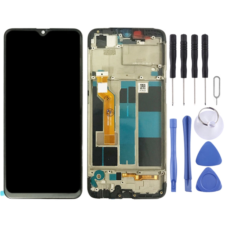 LCD Screen and Digitizer Full Assembly with Frame for OPPO A7X / F9 / F9 Pro / Realme 2 Pro, For OPPO A7X