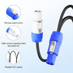Cavo di alimentazione powercon In-Out 16AWG 1m