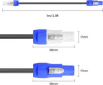 Cavo di alimentazione powercon In-Out 16AWG 1m SP858