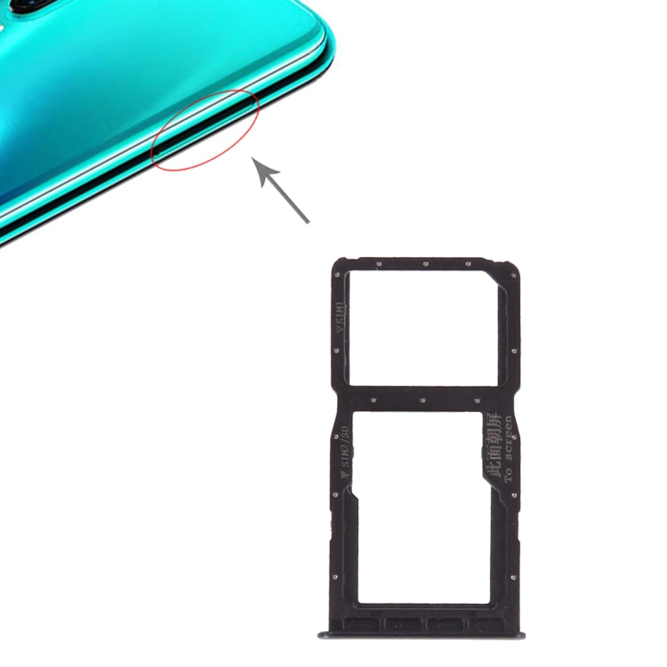 Vassoio scheda SIM + Vassoio scheda SIM / Scheda Micro SD per Huawei P30 Lite, For Huawei P30 Lite