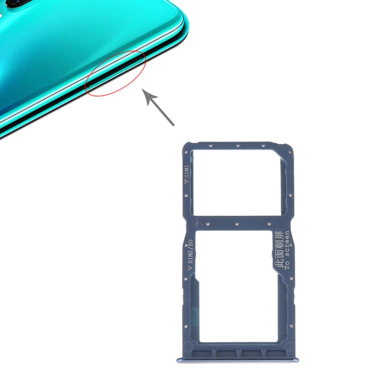 Vassoio scheda SIM + Vassoio scheda SIM / Scheda Micro SD per Huawei P30 Lite, For Huawei P30 Lite