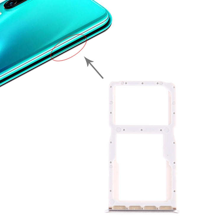 SIM Card Tray + SIM Card Tray / Micro SD Card Tray for Huawei P30 Lite, For Huawei P30 Lite