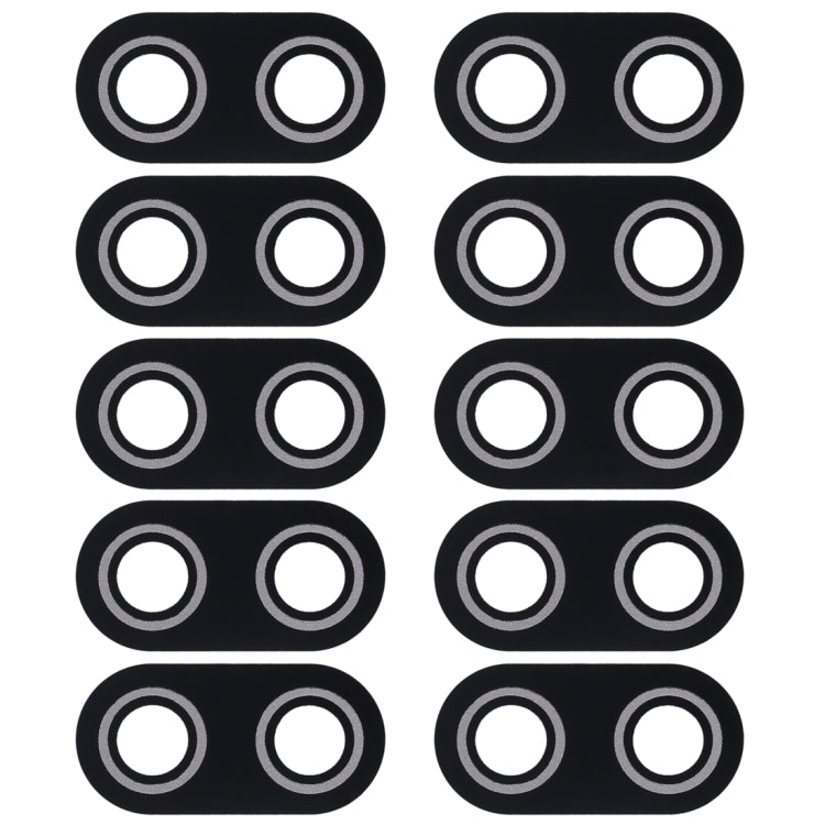 10pcs Rear Camera Lens Cover for Asus ZenFone Max Plus(M1) X018DC Pegasus 4s ZB570TL 5.7 inch (Black), For ZenFone 3 Deluxe ZS570KL